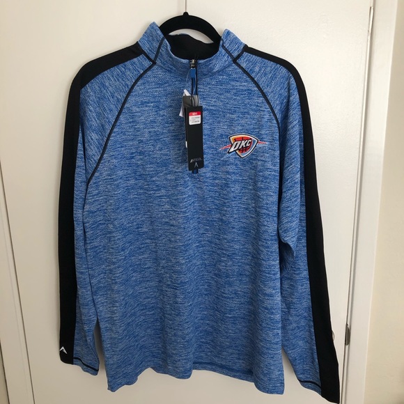 Antigua Other - NWT Antigua OKC Thunder Quarter Zip Long sleeve